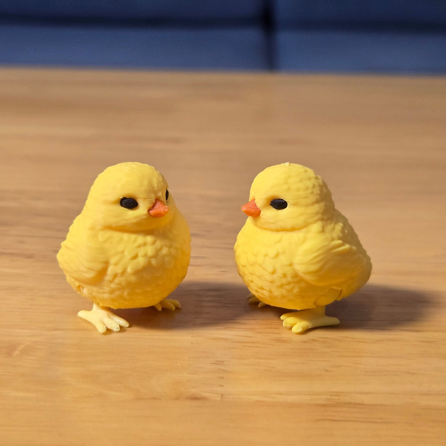 3D printed cute chick with movable joints DIY made