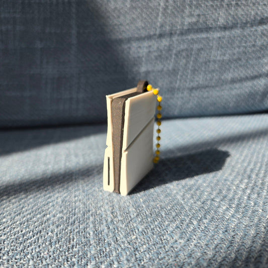 3D printed mini PS5 pendant keychain diy made