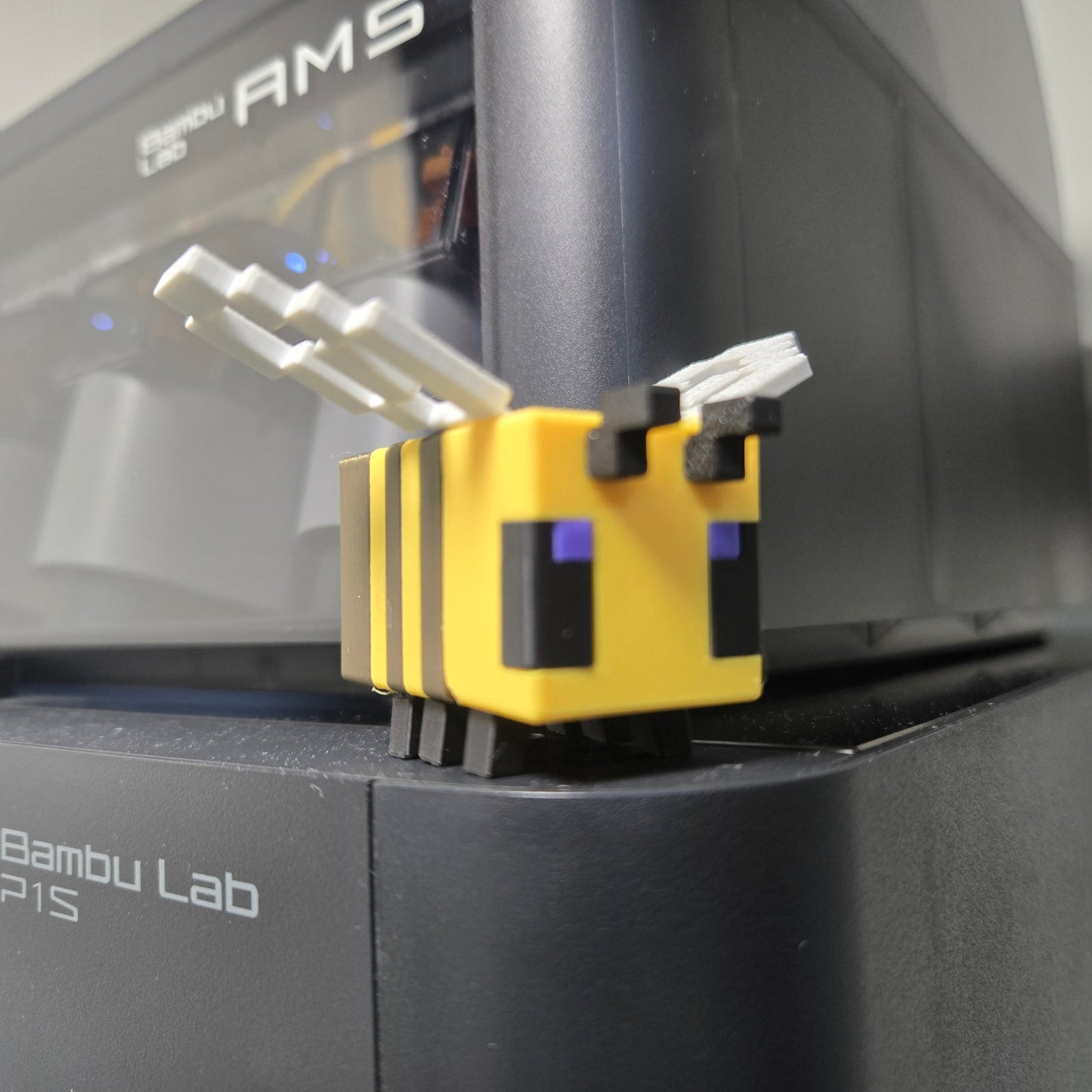 3D Printed Minecraft Bee Model DIY Made
