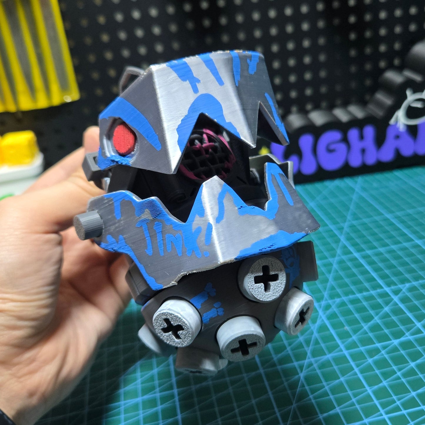 DIY Hand Painted Jinx's Chompers | Personalized Artwork with Graffiti Design