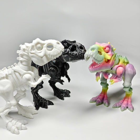 3D printed skeleton Tyrannosaurus Rex multi-joint movable model toy Halloween ornaments
