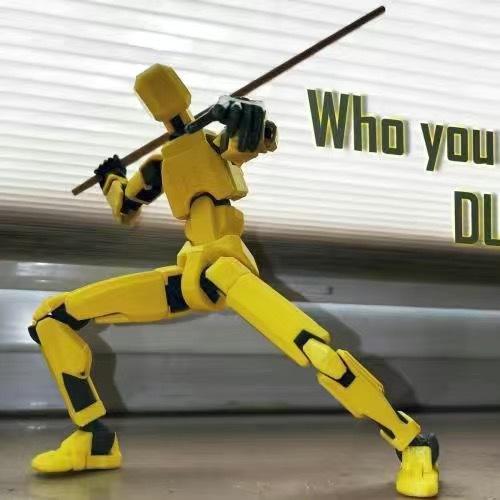 Custom DIY Articulated 13 Robot Dummy Action Figure 3d Printing Action Figure T13 Multi-jointed Movable Robot