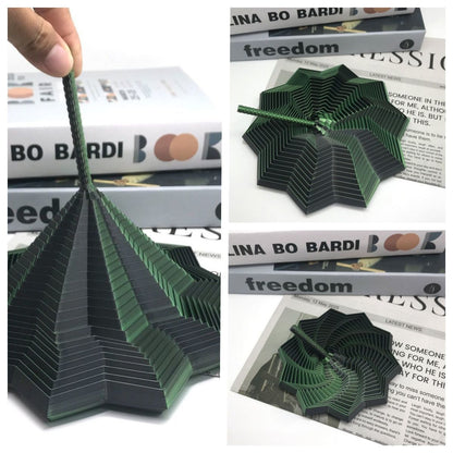 3D printed polygonal star portable decompression toy stereoscopic vision gift
