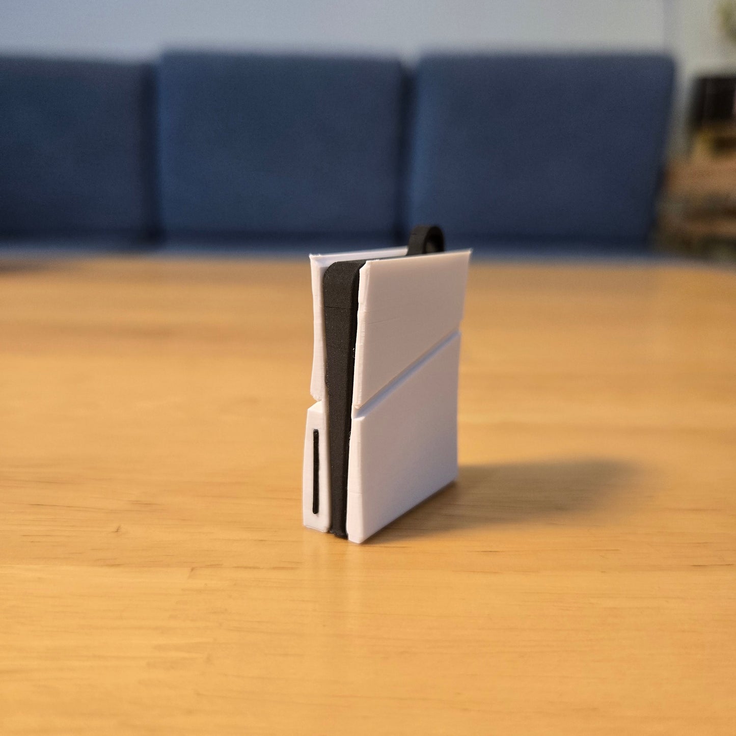 3D printed mini PS5 pendant keychain diy made