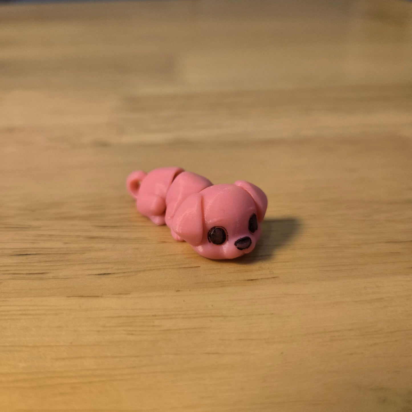 3D printed cute puppy keychain diy made
