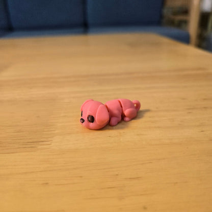 3D printed cute puppy keychain diy made