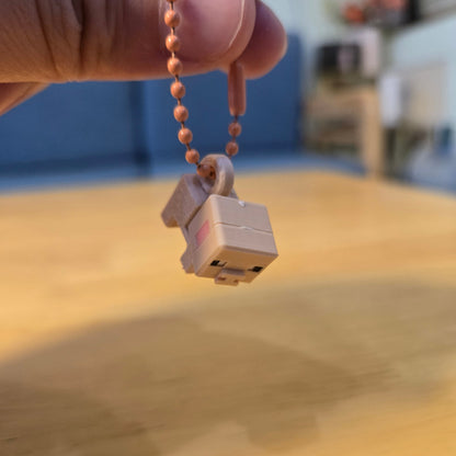 3D printed MC piggy keychain DIY made