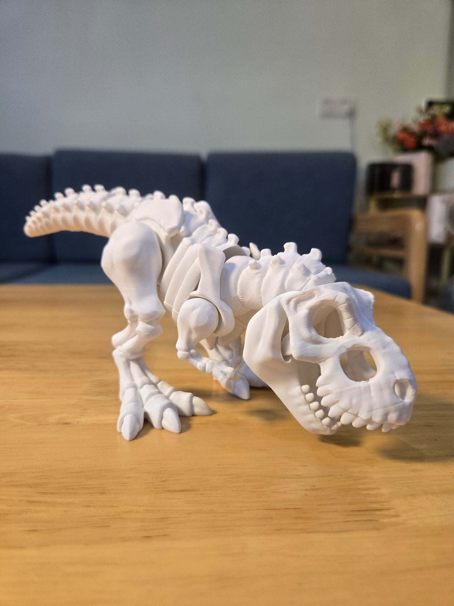3D printed skeleton Tyrannosaurus Rex multi-joint movable model toy Halloween ornaments