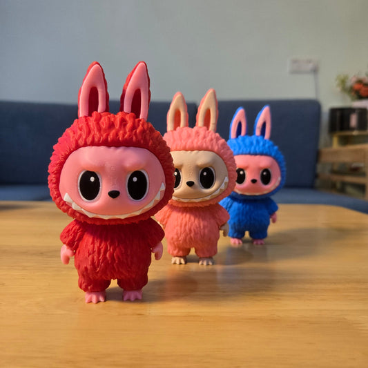 3D printed cute Labubu model