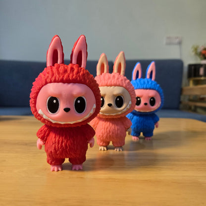 3D printed cute Labubu model