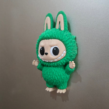 3D printed Labuboo refrigerator magnet with movable eyes DIY made