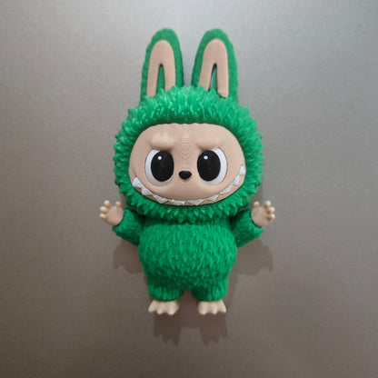 3D printed Labuboo refrigerator magnet with movable eyes DIY made
