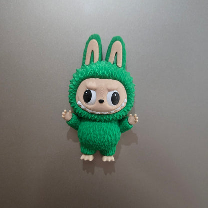3D printed Labuboo refrigerator magnet with movable eyes DIY made