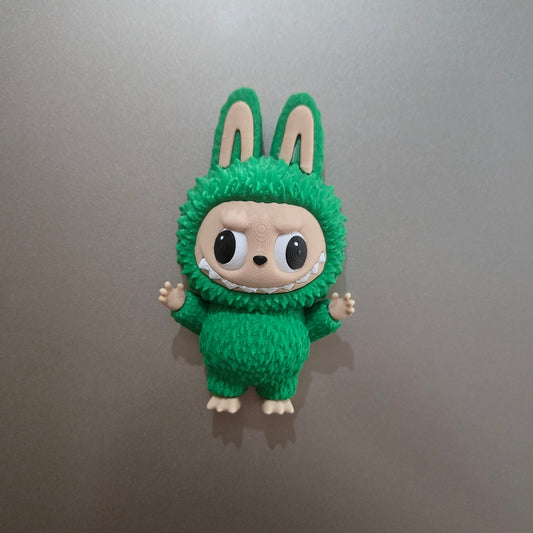3D printed Labuboo refrigerator magnet with movable eyes DIY made