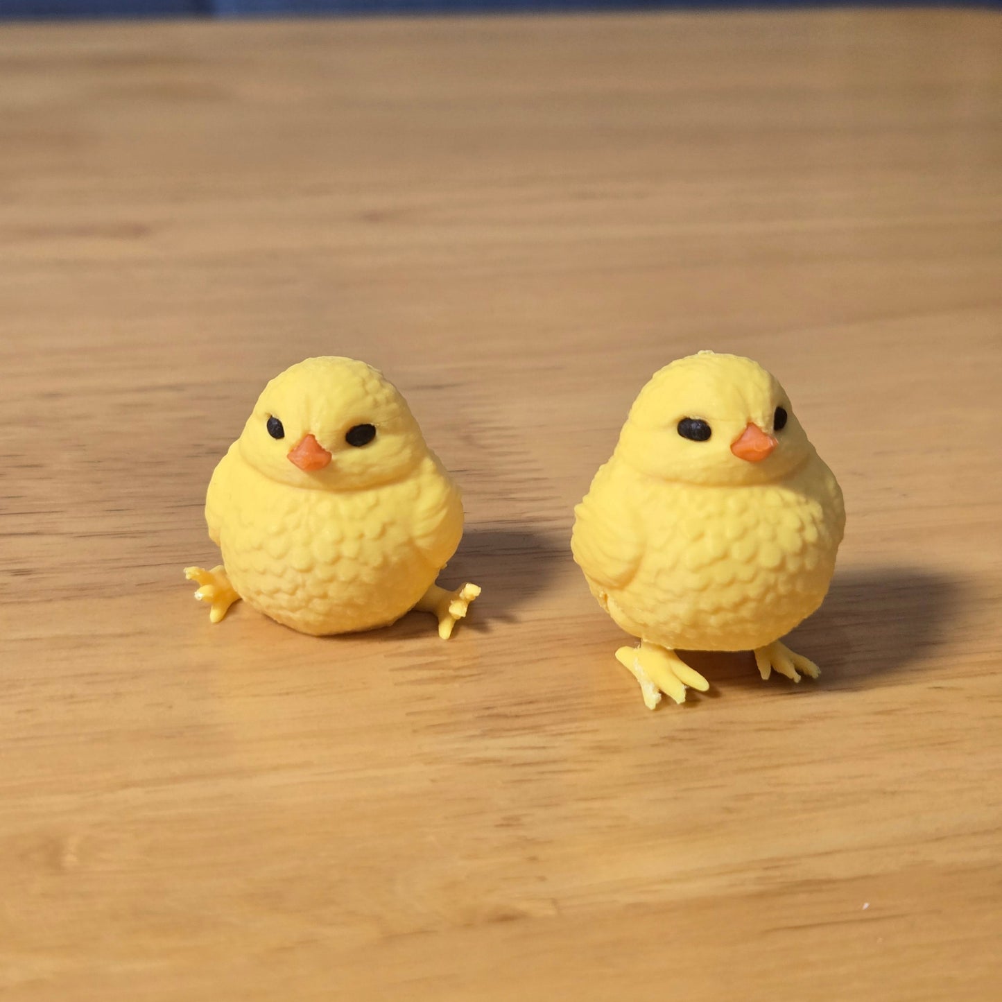 3D printed cute chick with movable joints DIY made