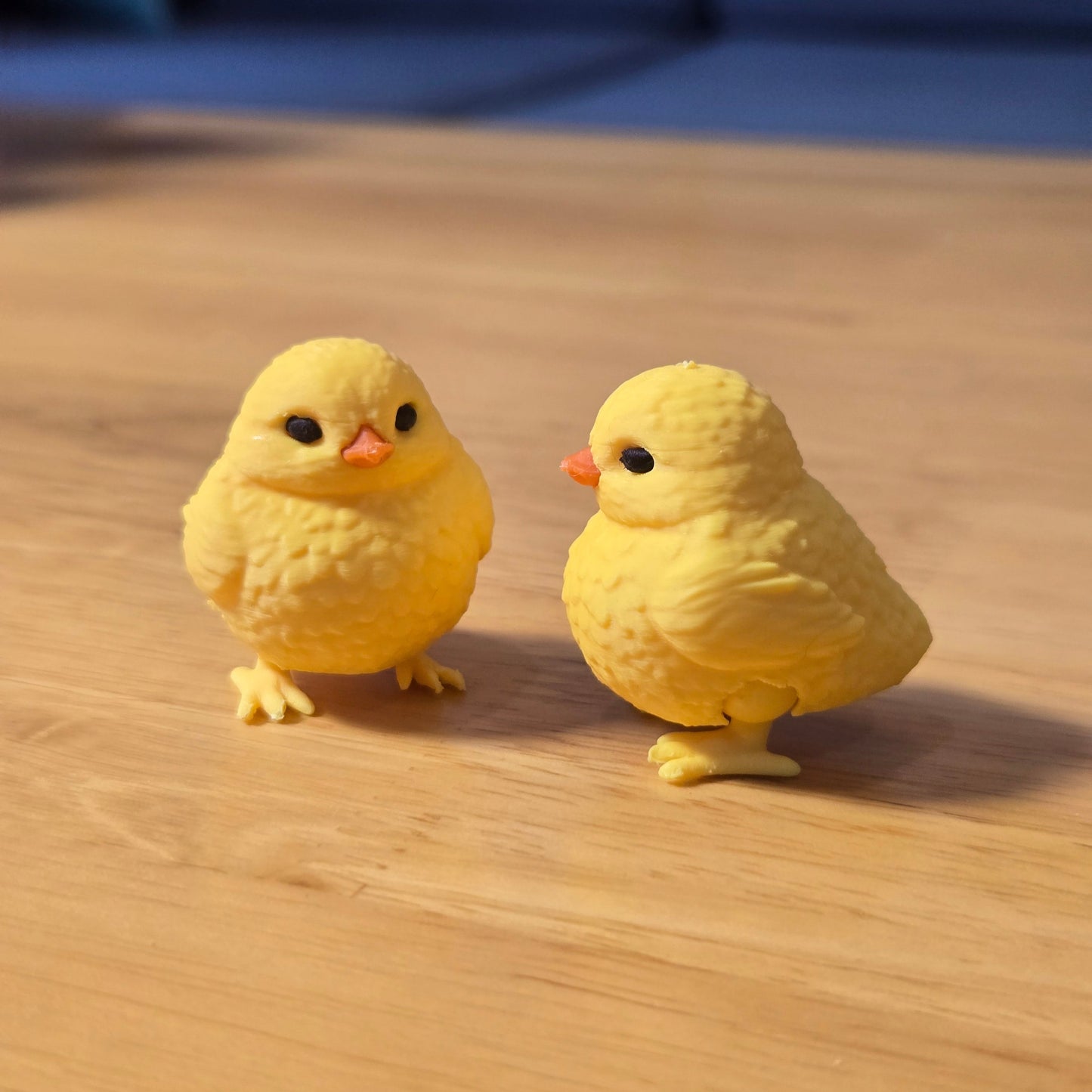 3D printed cute chick with movable joints DIY made