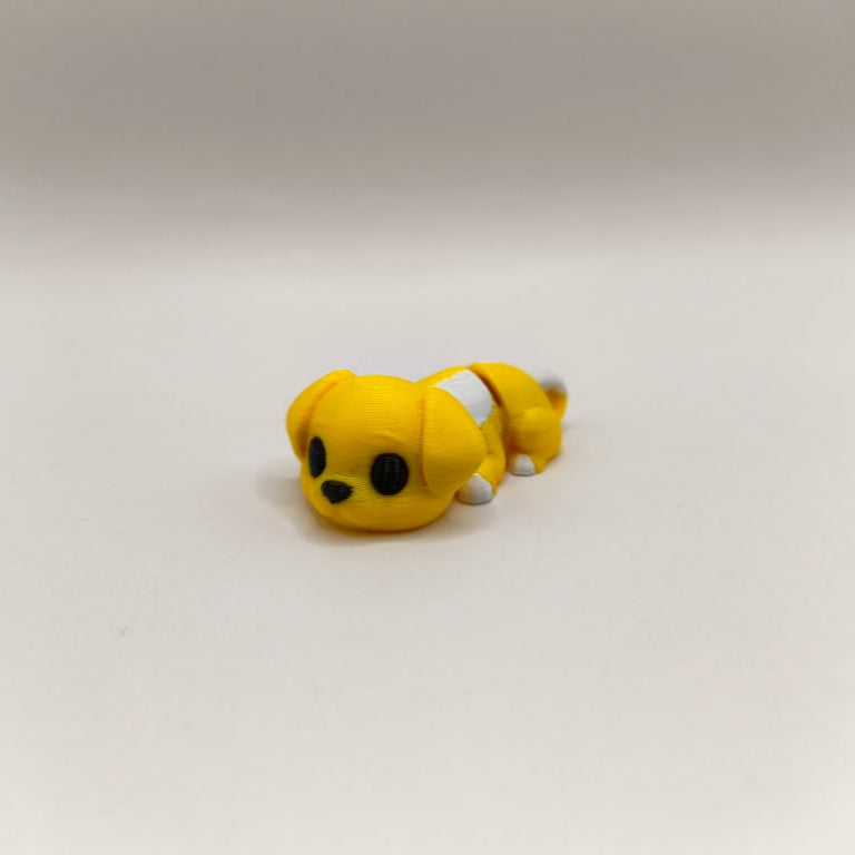 3D printed cute puppy keychain diy made