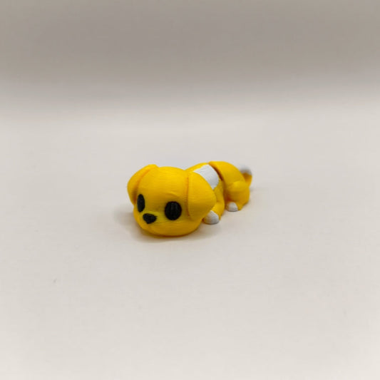 3D printed cute puppy keychain diy made