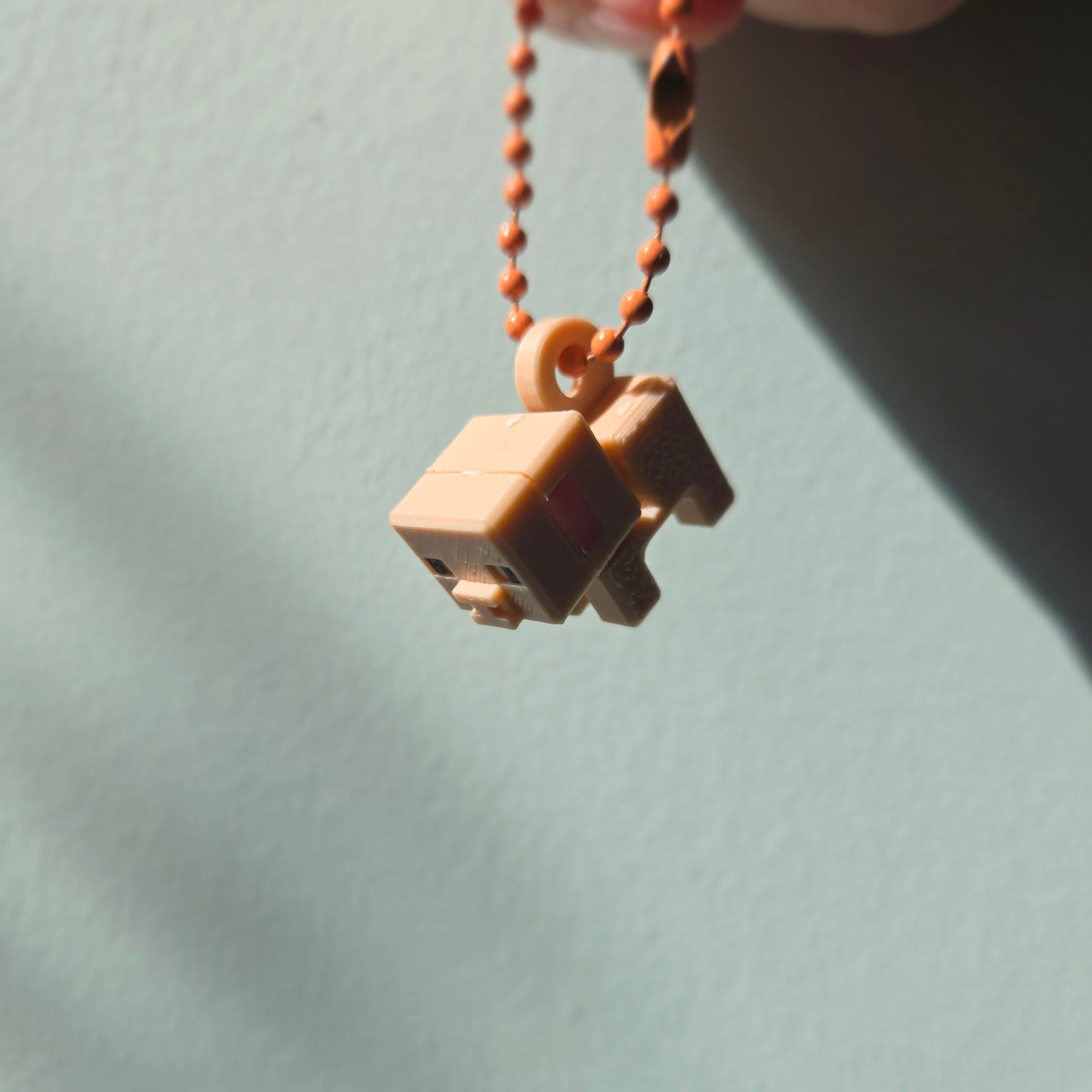 3D printed MC piggy keychain DIY made
