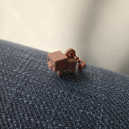 3D printed MC piggy keychain DIY made