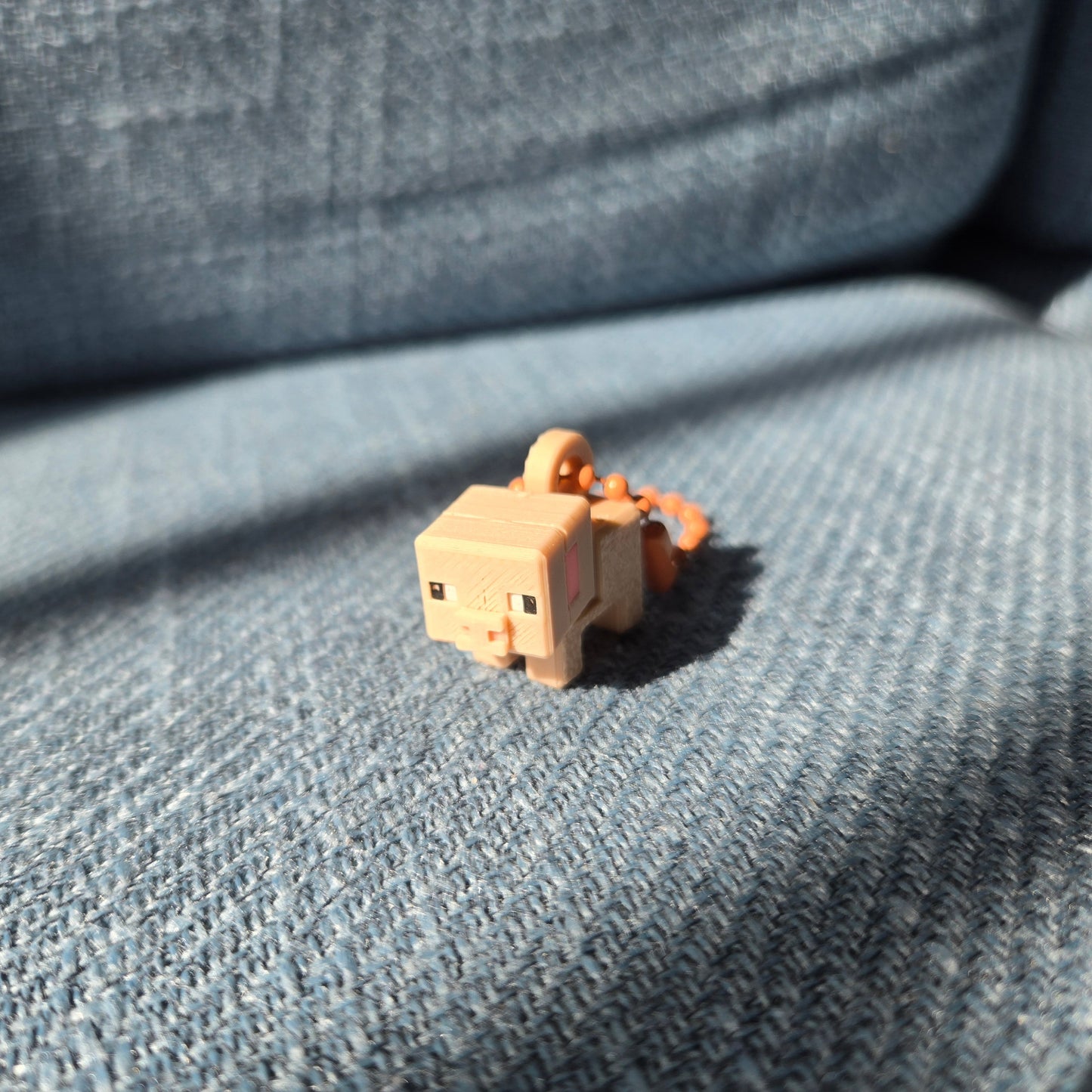 3D printed MC piggy keychain DIY made