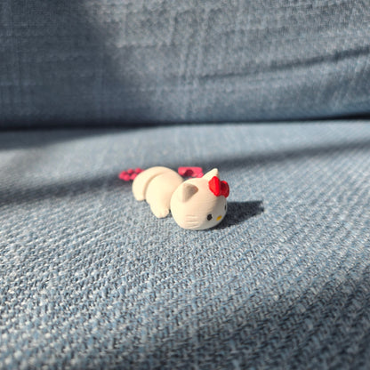 3D Printed Hello Kitty Keychain DIY Made