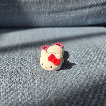 3D Printed Hello Kitty Keychain DIY Made