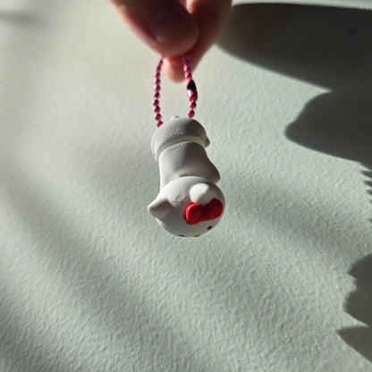 3D Printed Hello Kitty Keychain DIY Made