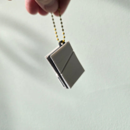 3D printed mini PS5 pendant keychain diy made