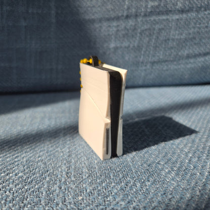 3D printed mini PS5 pendant keychain diy made