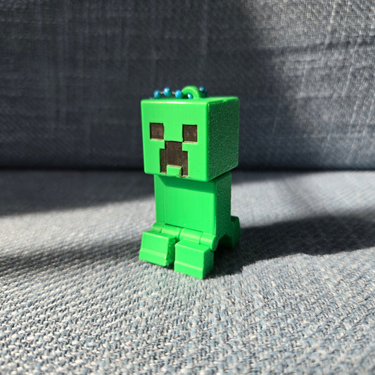 3D Printed MC Creeper Keychain DIY Made