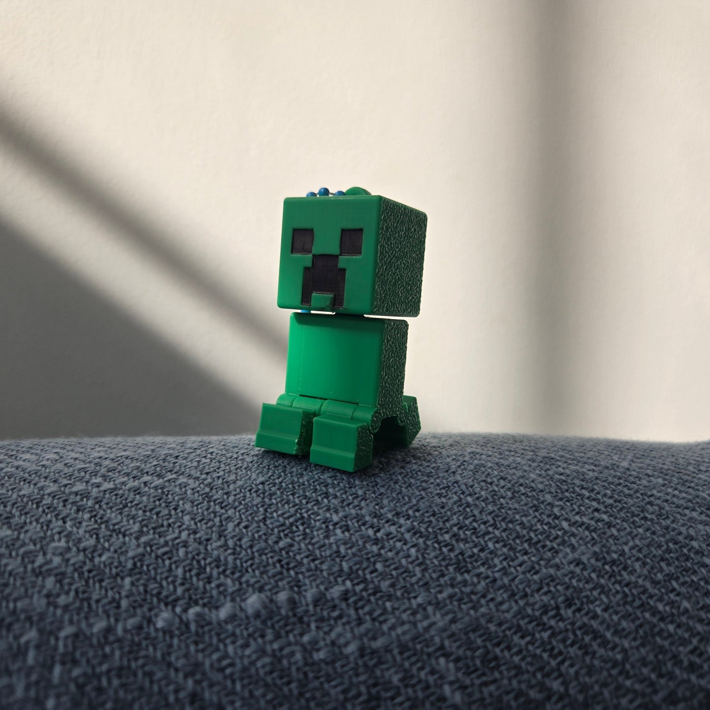 3D Printed MC Creeper Keychain DIY Made