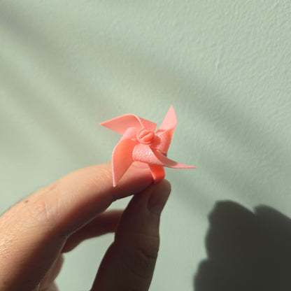 3D printed windmill ring, Rotates with the wind
