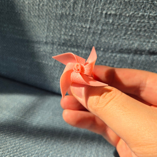 3D printed windmill ring, Rotates with the wind