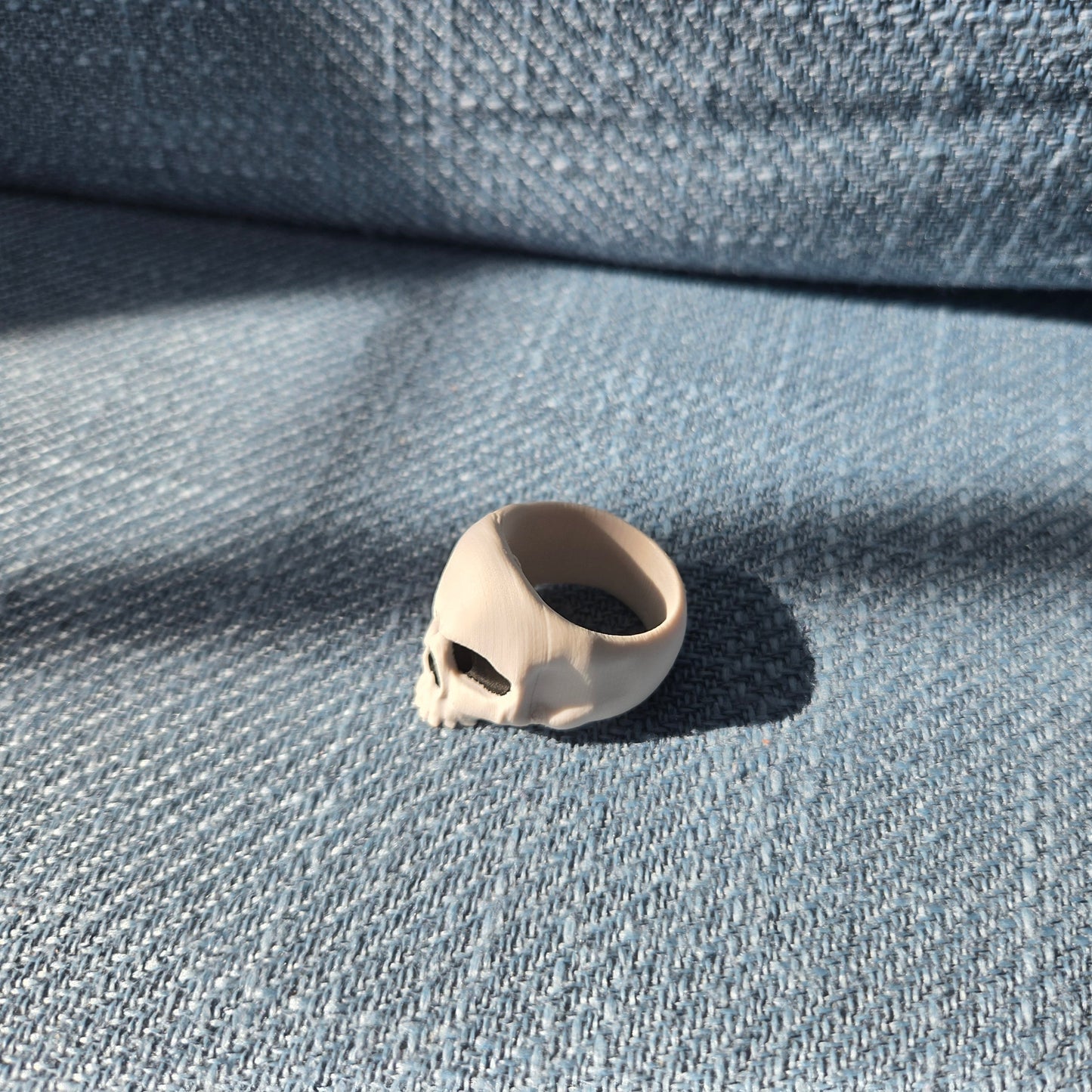 3D printed skull ring
