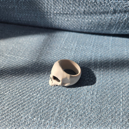 3D printed skull ring