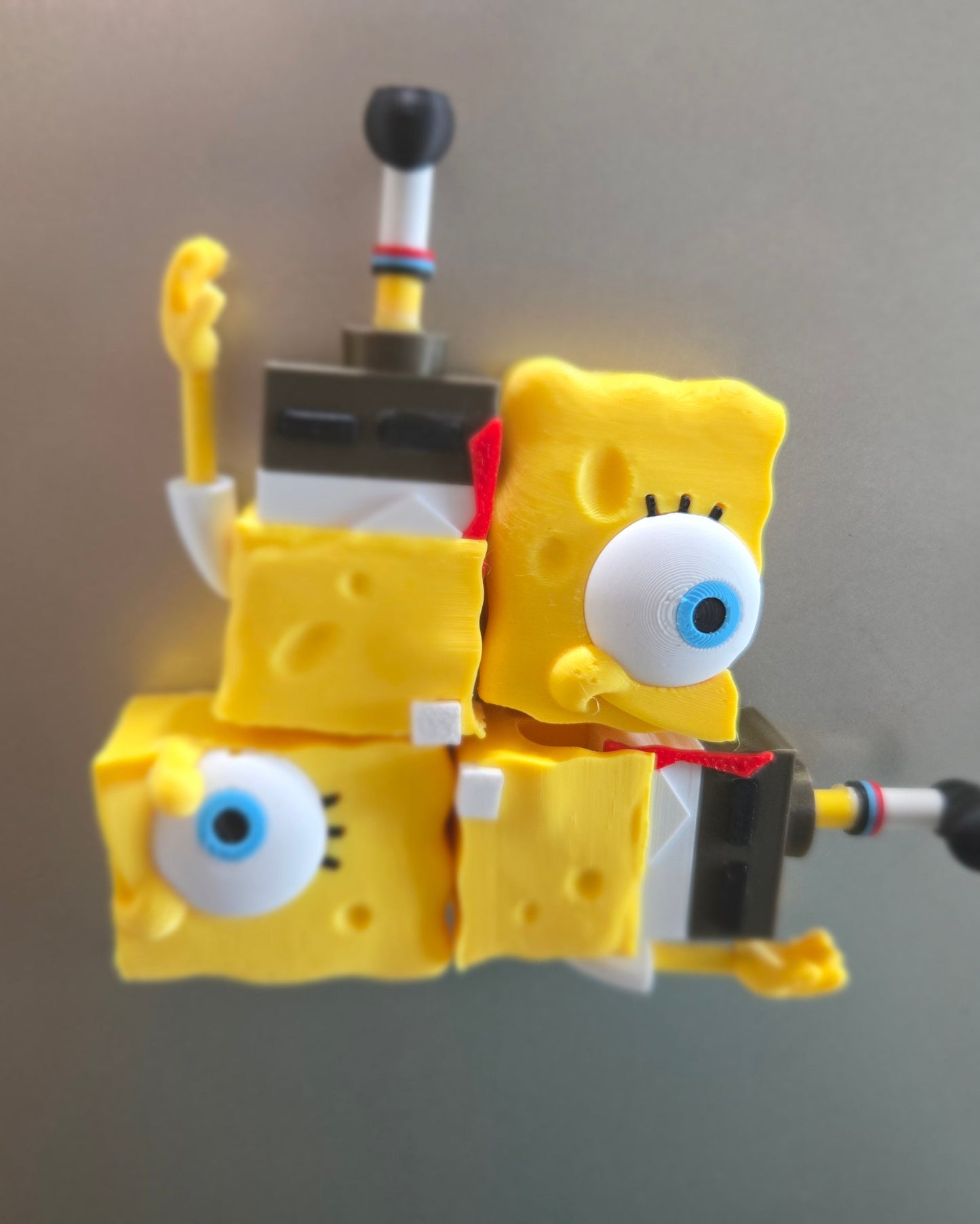 3D printed SpongeBob refrigerator magnet