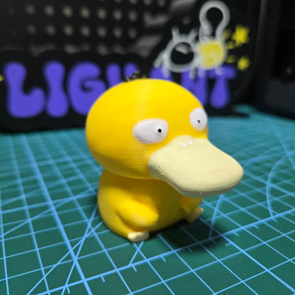Stress-Reliever: 3D Printed Pokémon Psyduck Click Fidget Toy