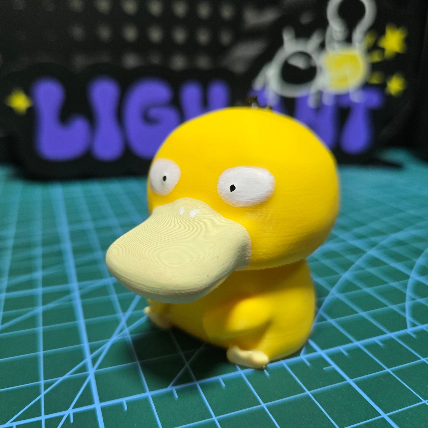 Stress-Reliever: 3D Printed Pokémon Psyduck Click Fidget Toy