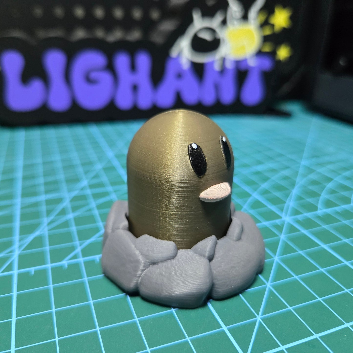 3D-Printed Diglett & Dugtrio Clicky Fidget Toys