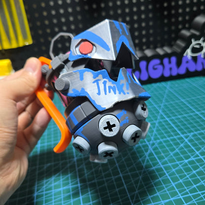 DIY Hand Painted Jinx's Chompers | Personalized Artwork with Graffiti Design