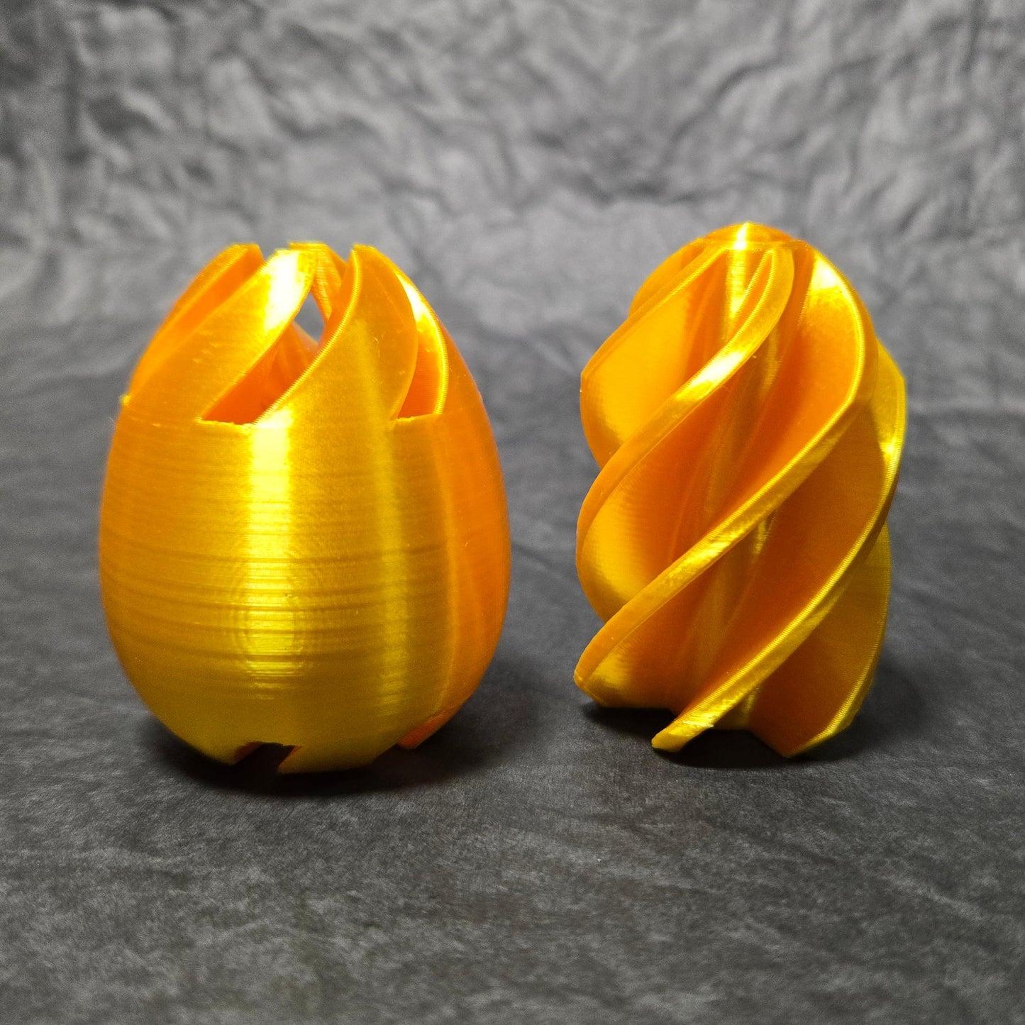 Unique decompression egg 3D printed spiral push-pull fun toy