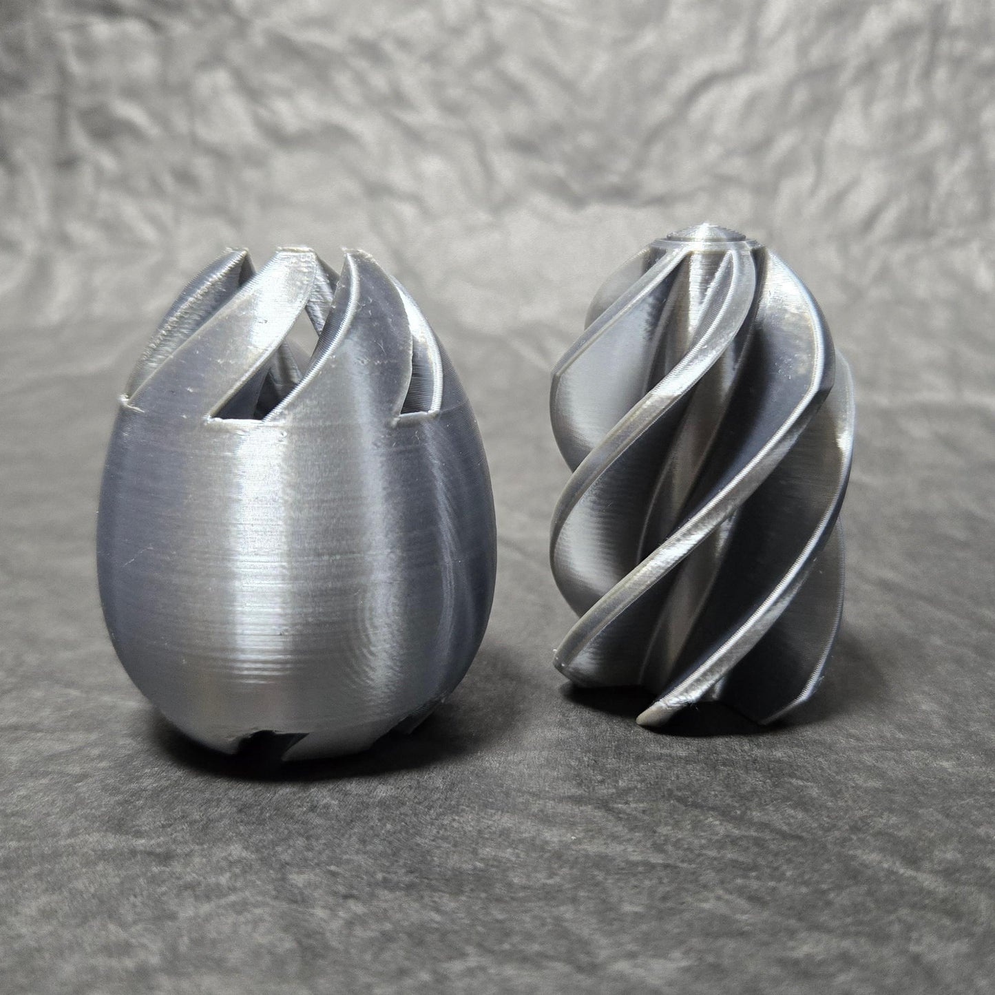 Unique decompression egg 3D printed spiral push-pull fun toy