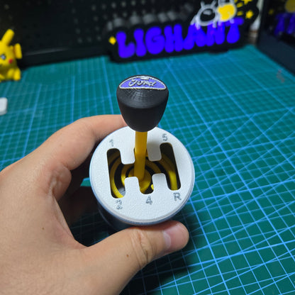 3D printed manual gear lever decompression toy desktop decoration