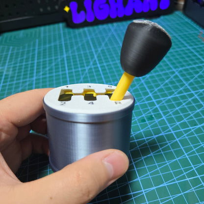 3D printed manual gear lever decompression toy desktop decoration