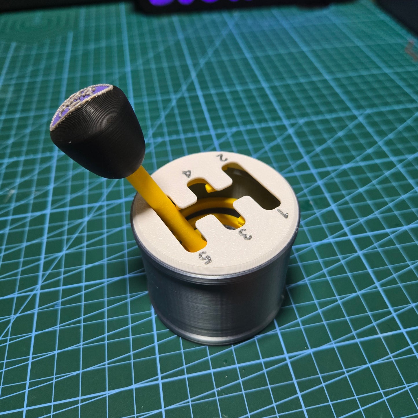 3D printed manual gear lever decompression toy desktop decoration