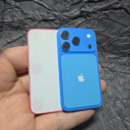 3D printed iPhone 17 Pro miniature model decompression magnetic toy