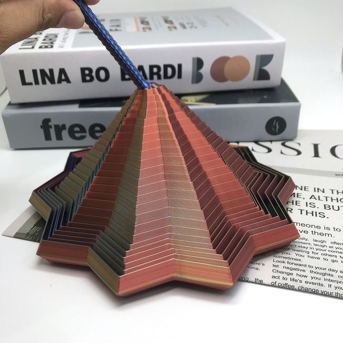 3D printed polygonal star portable decompression toy stereoscopic vision gift