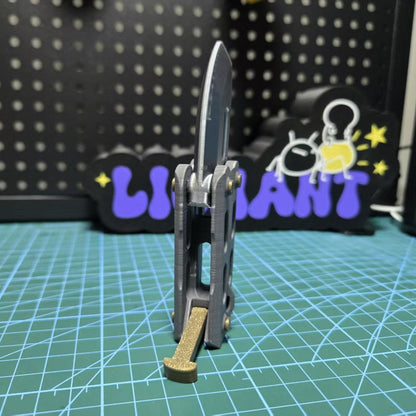 3D Printed Decompression Butterfly Knife