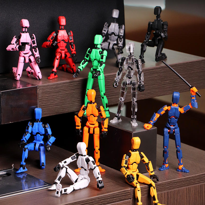 Custom DIY Articulated 13 Robot Dummy Action Figure 3d Printing Action Figure T13 Multi-jointed Movable Robot